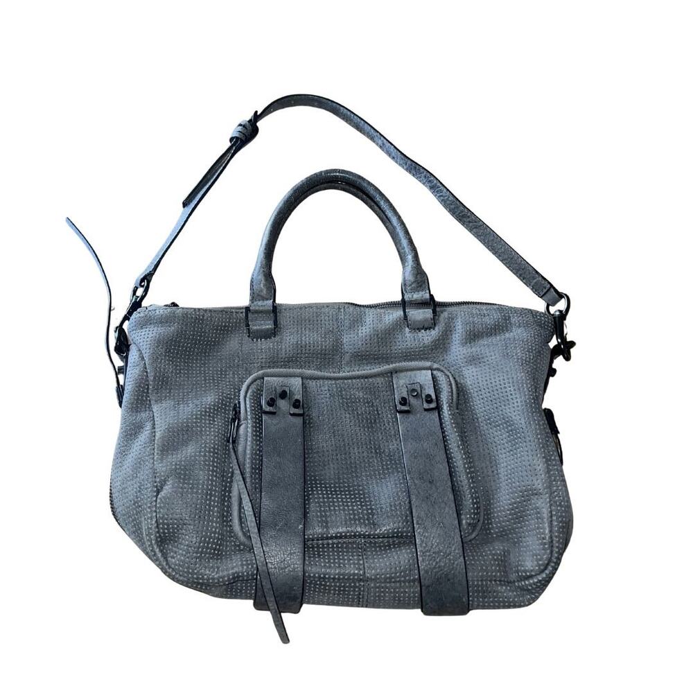She+Lo Next Chapter Genuine Leather Satchel Handbag Adjustable Straps NWT